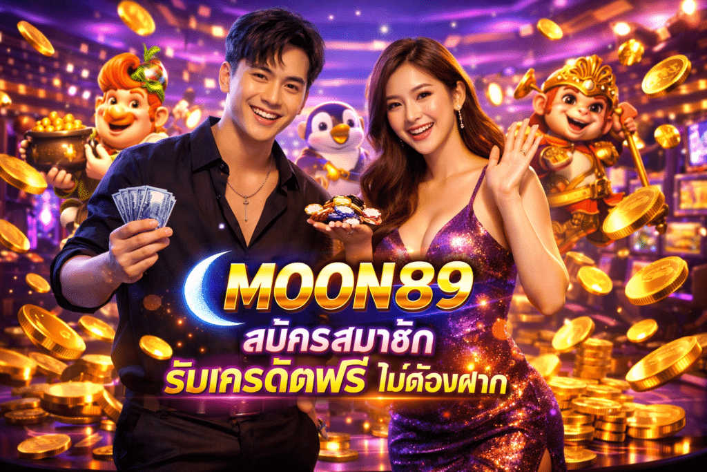 MOON89 สมัครสมาชิก รับเครดิตฟรี ไม่ต้องฝาก