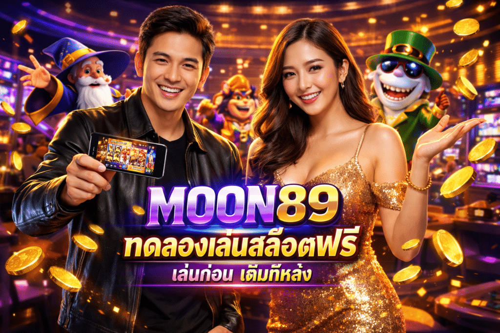 MOON89 ทดลองเล่นสล็อตฟรี เล่นก่อน เติมทีหลัง
